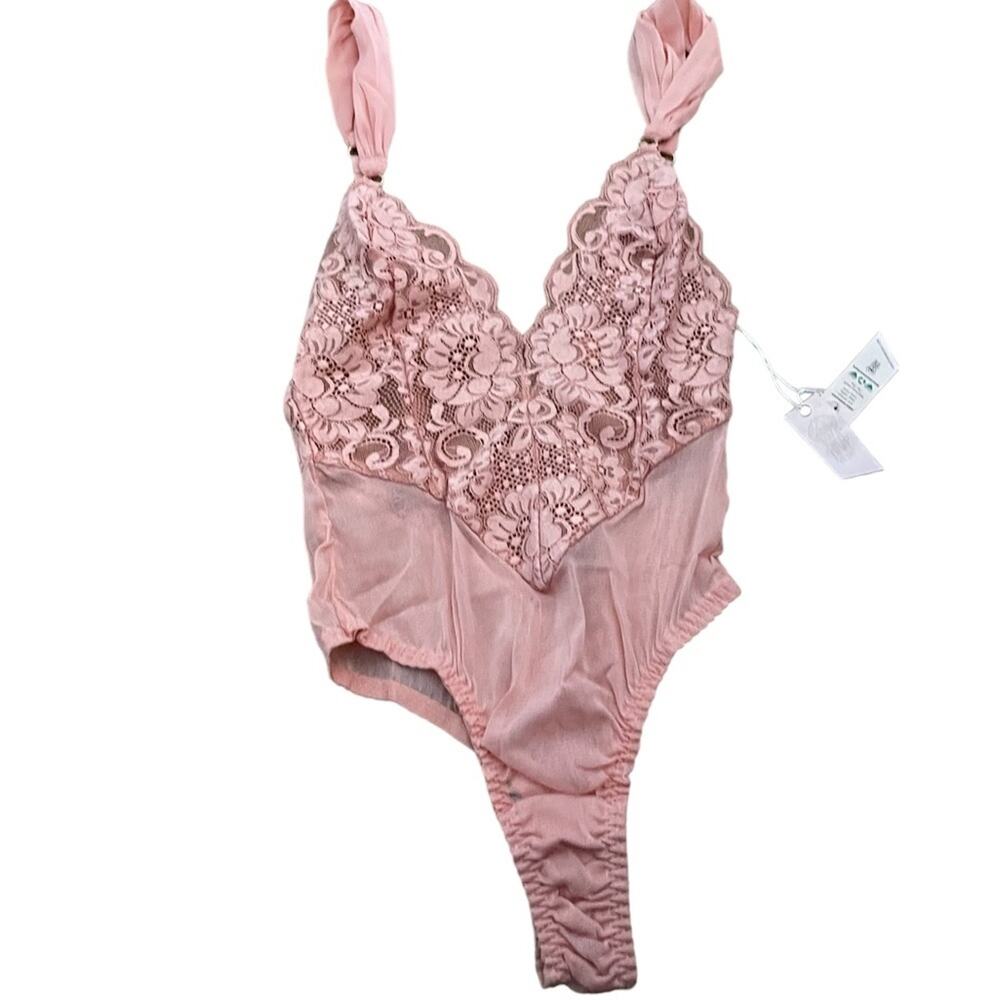 We are HAH Cheap and Cheerful Bodysuit Copper Rose Size XS NWT